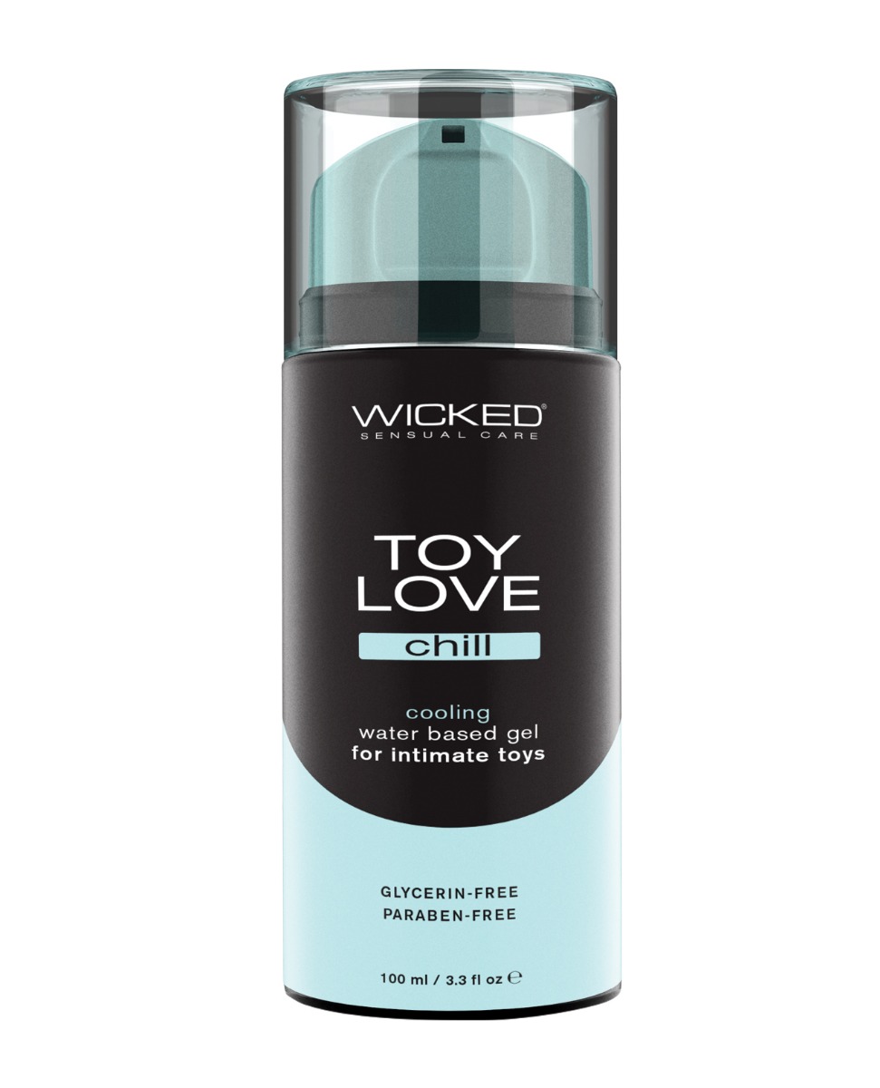Wicked Sensual Care Toy Love Chill Water Based Cooling Lubricant - 3.3 oz